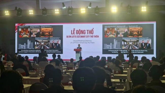 Ngày 09/01/2025 Lotte Eco Smart City Thủ Thiêm chính thức khởi công