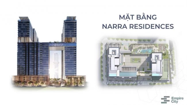 Mặt bằng tháp Nara Empire City Thủ Thiêm | Layout chi tiết