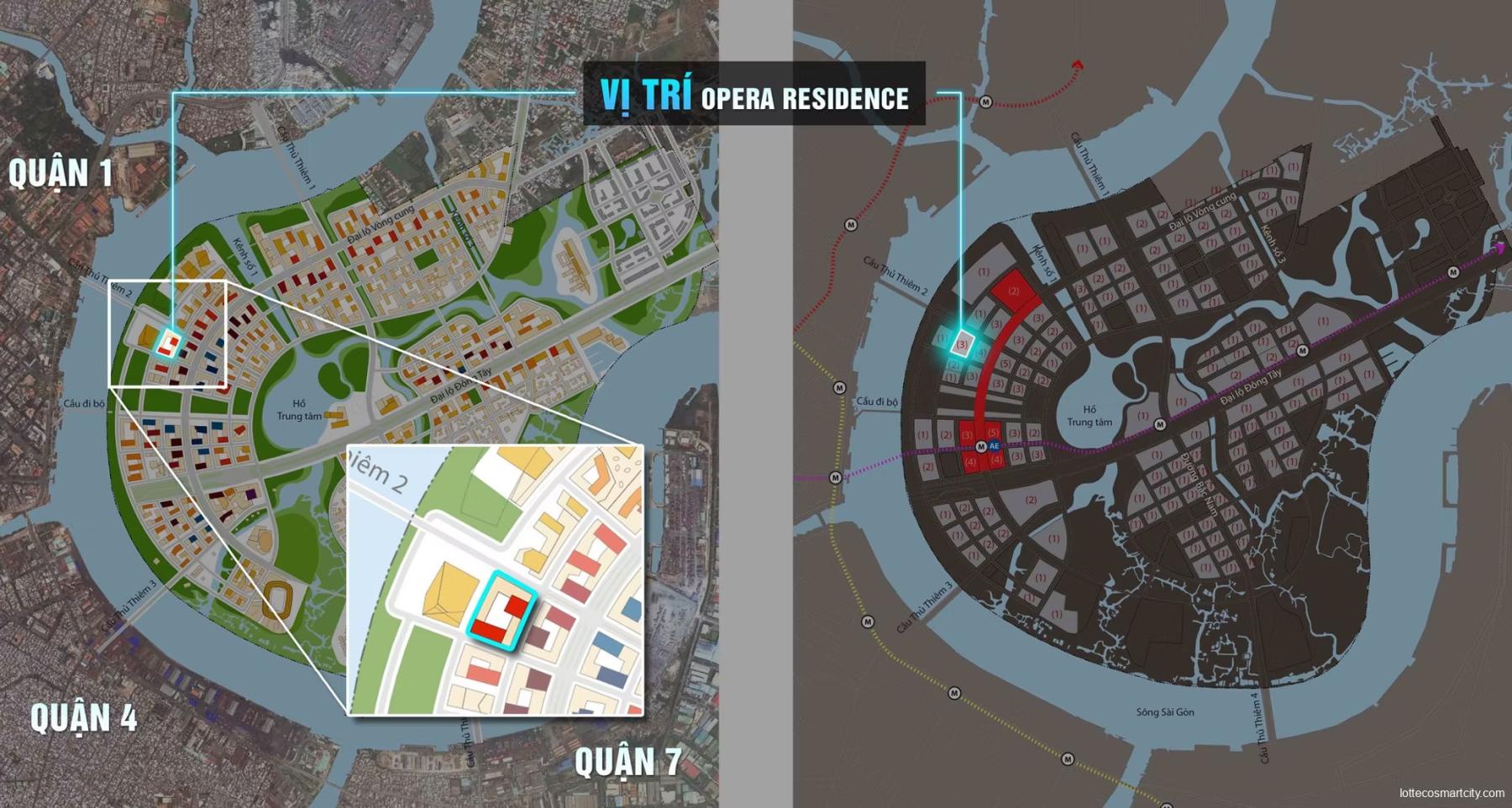 Shophouse Metropole Thủ Thiêm - Phân khu Opera Residence