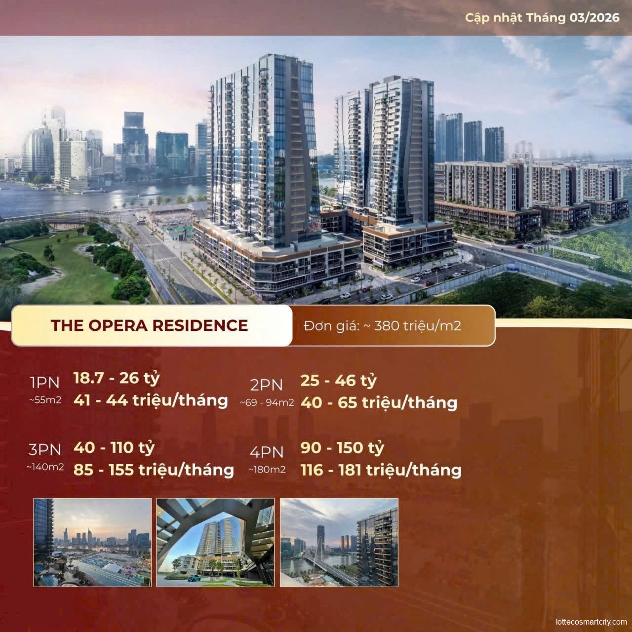 Bảng Giá Bán & Cho Thuê Căn Hộ Thủ Thiêm Mới Nhất Tháng 3/2026