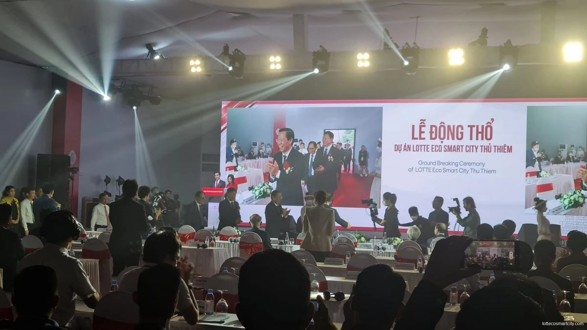 Ngày 09/01/2025 Lotte Eco Smart City Thủ Thiêm chính thức khởi công