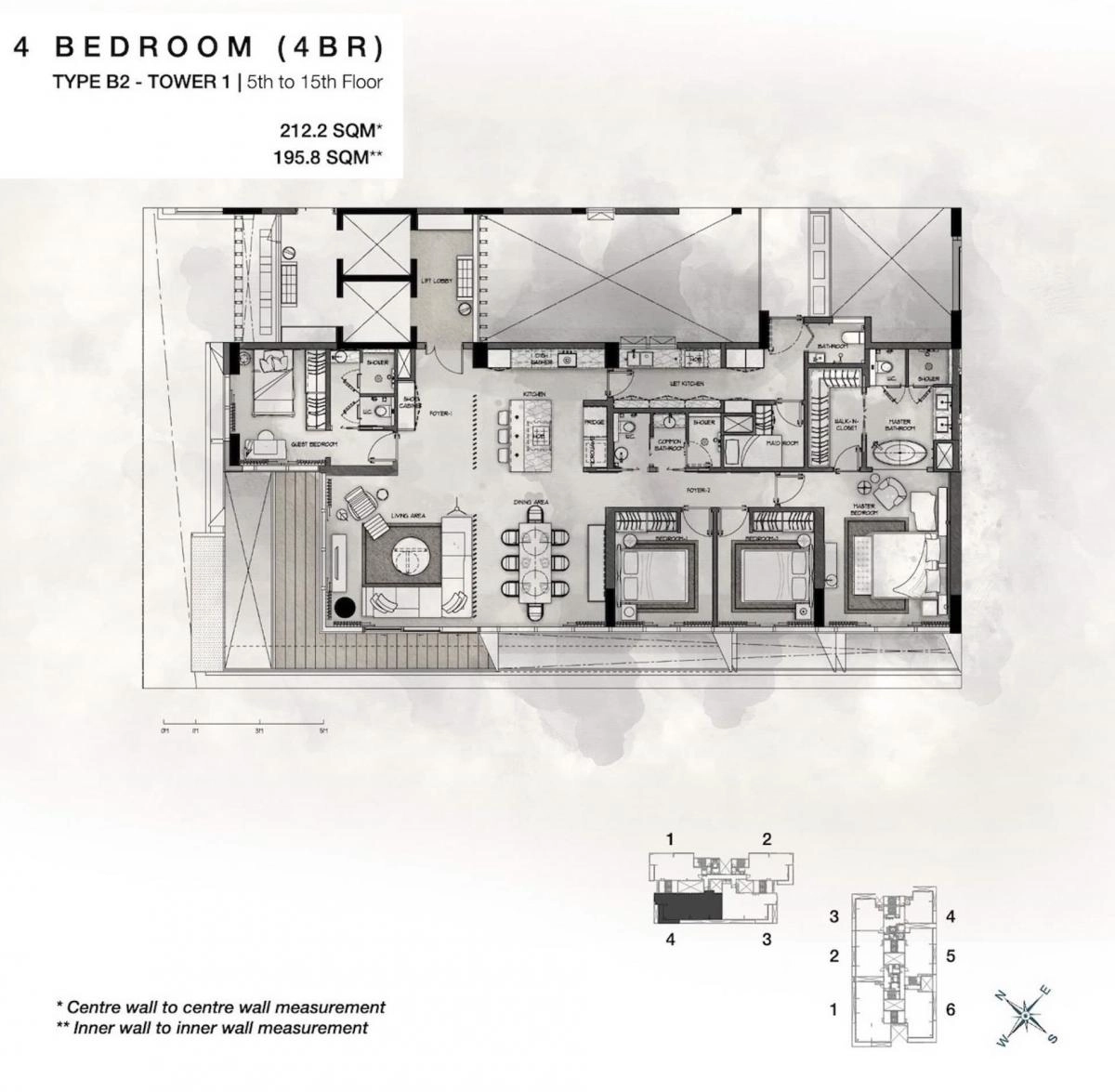 Mặt bằng tháp Cove Empire City Thủ Thiêm | Layout chi tiết