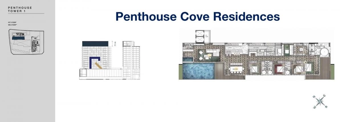 Mặt bằng tháp Cove Empire City Thủ Thiêm | Layout chi tiết