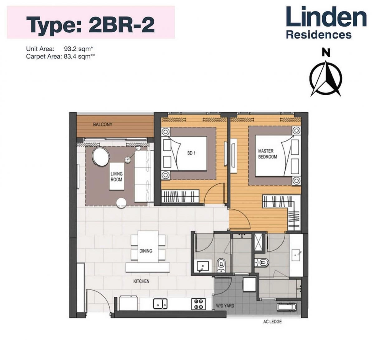 Mặt bằng tháp Linden Empire City Thủ Thiêm | Layout chi tiết