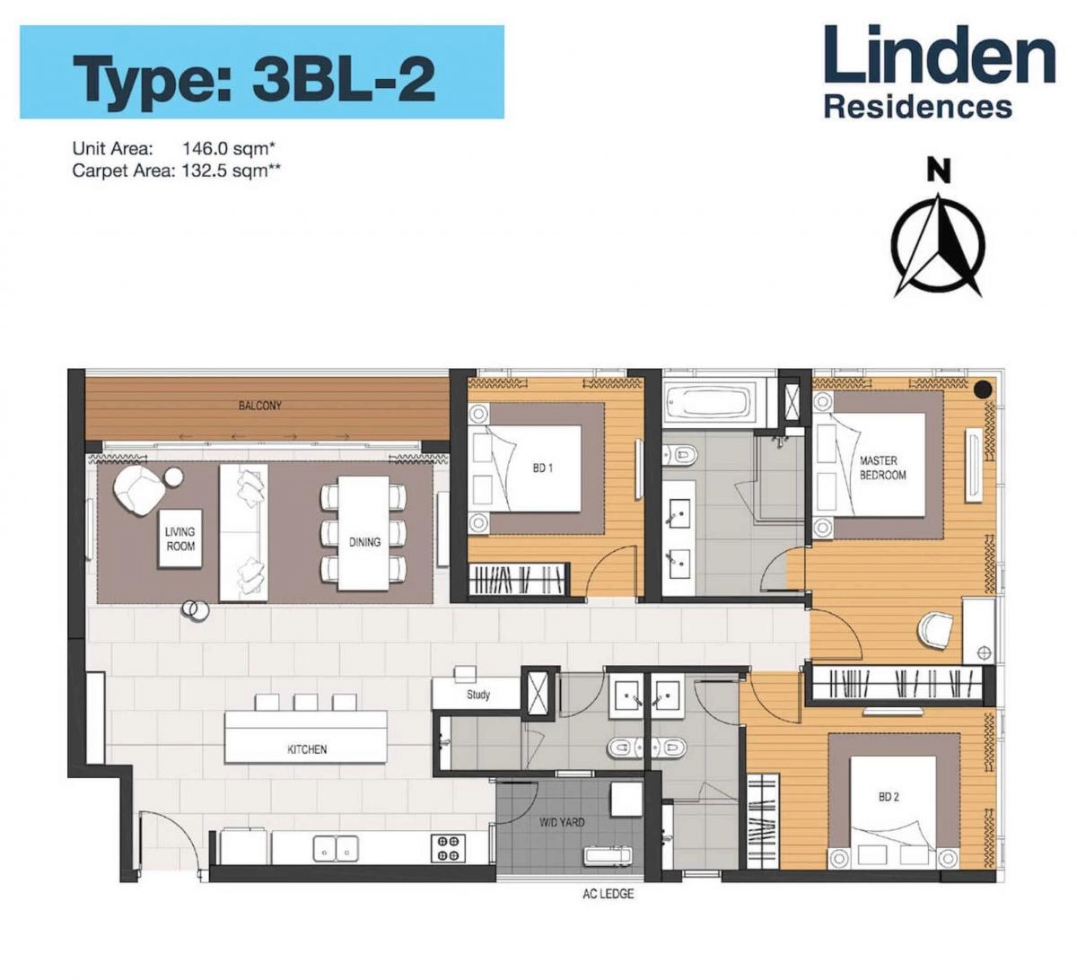 Mặt bằng tháp Linden Empire City Thủ Thiêm | Layout chi tiết