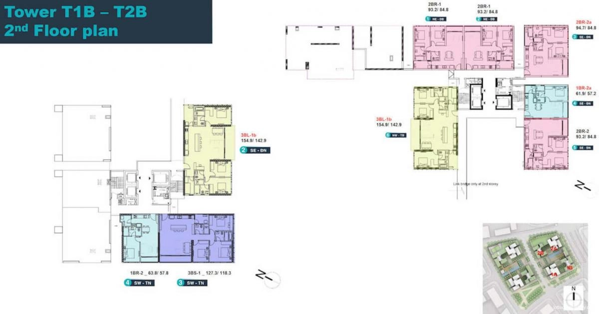 Mặt bằng tháp Linden Empire City Thủ Thiêm | Layout chi tiết