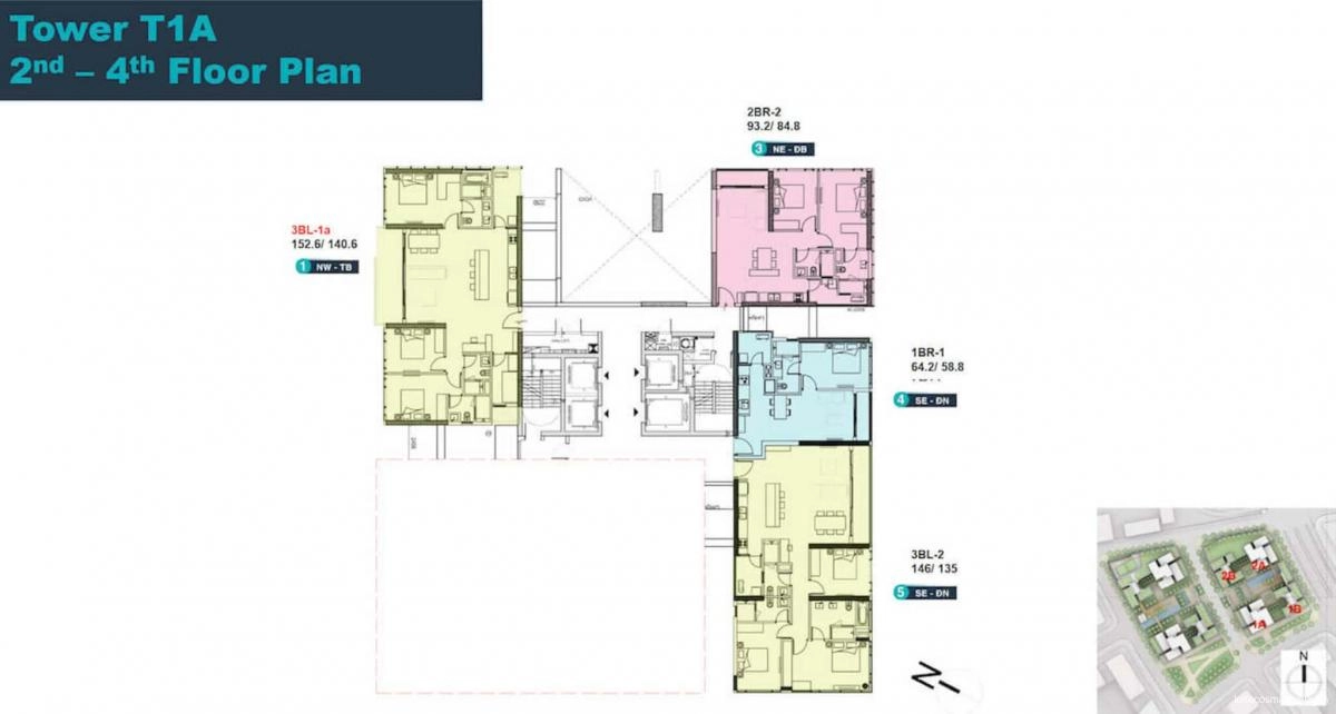 Mặt bằng tháp Linden Empire City Thủ Thiêm | Layout chi tiết