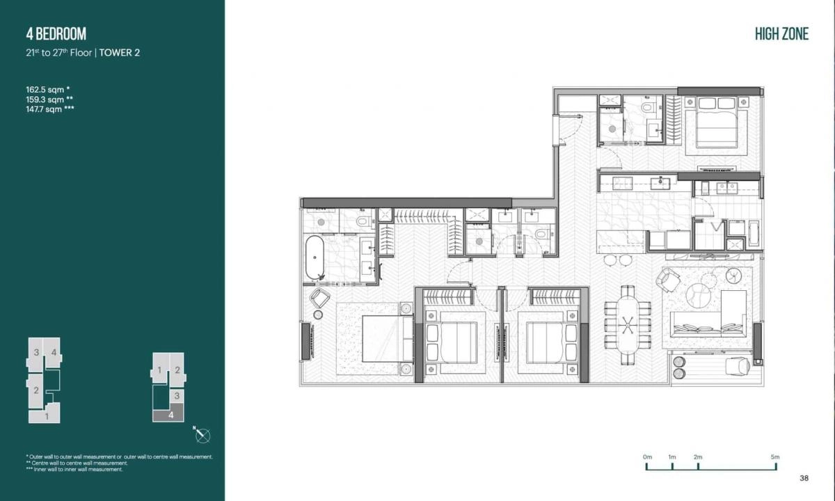 Mặt bằng tháp Nara Empire City Thủ Thiêm | Layout chi tiết