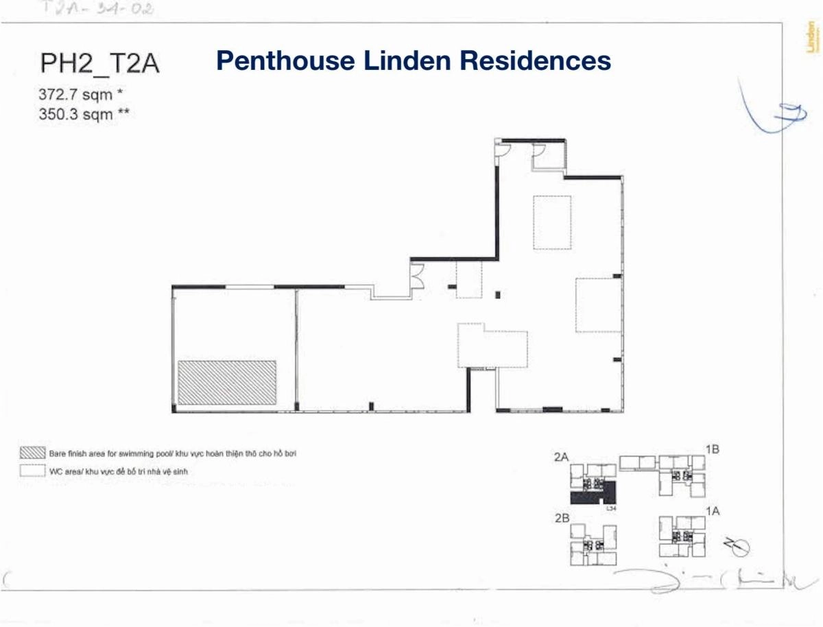 Mặt bằng tháp Linden Empire City Thủ Thiêm | Layout chi tiết