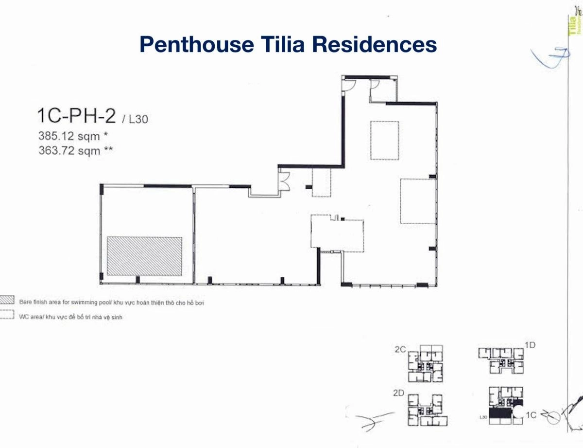 Mặt bằng tháp Tilia Empire City Thủ Thiêm | Layout chi tiết