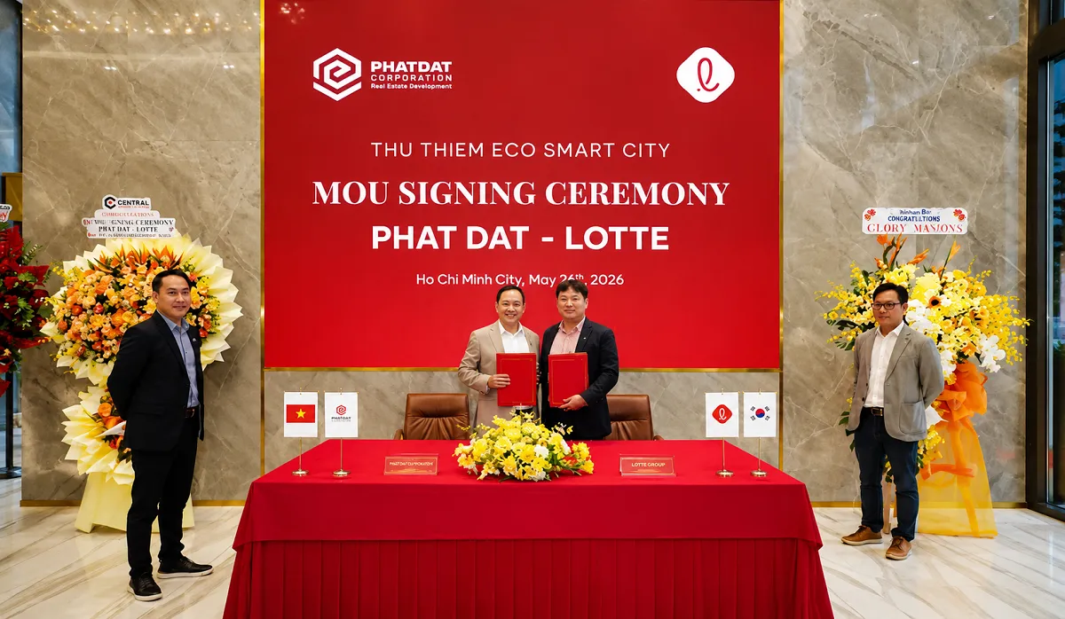 Phát Đạt bắt tay Lotte đầu tư dự án Thủ Thiêm Eco Smart City