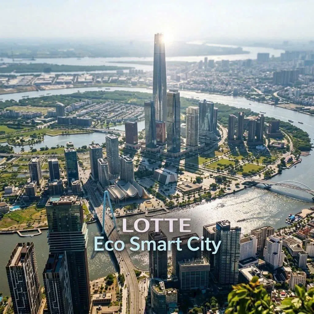 Phối cảnh dự án Eco Smart City Thủ Thiêm - Khu đất 2A Thủ Thiêm
