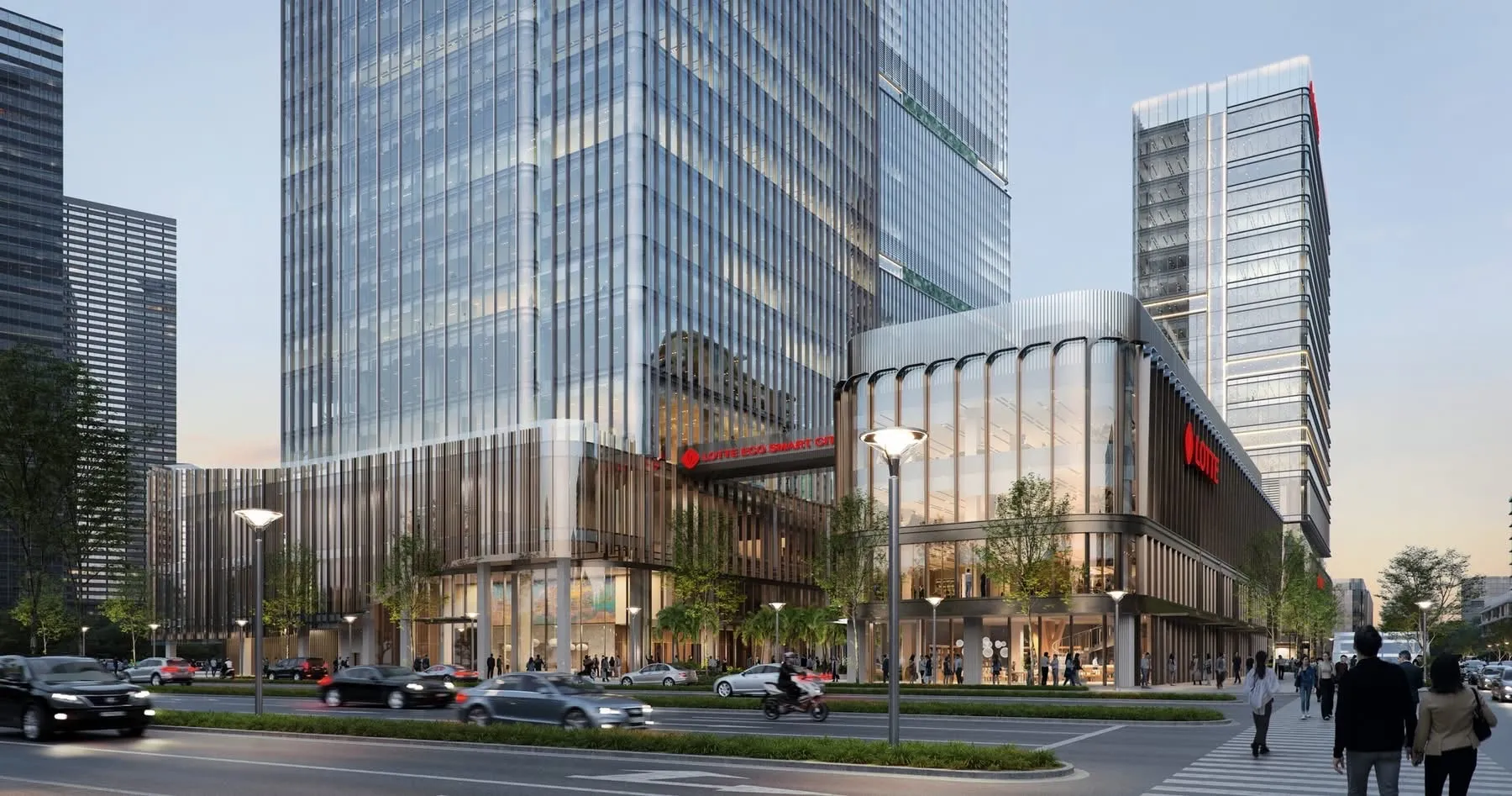 Phối cảnh căn hộ cao cấp Lotte Eco Smart City Thủ Thiêm