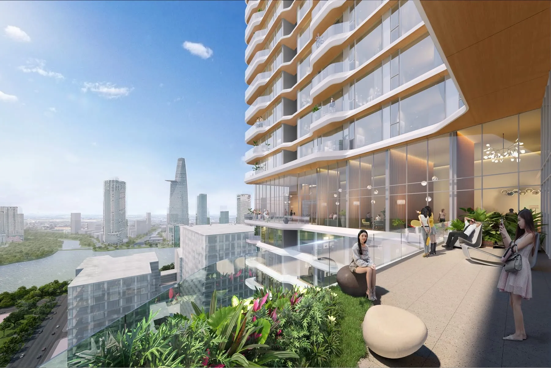 Lotte Eco Smart City Thủ Thiêm khởi công – phối cảnh dự án bên sông Sài Gòn