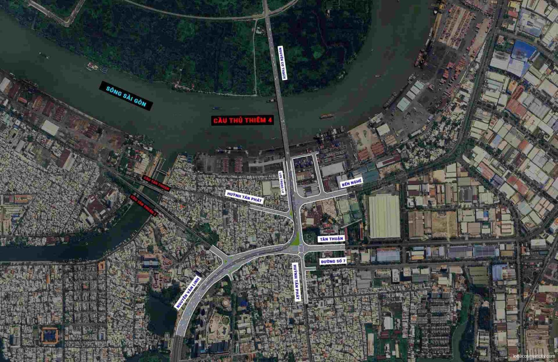 Quy hoạch cầu Thủ Thiêm 4: Khởi công 2026, Vốn 5.000 tỷ đồng