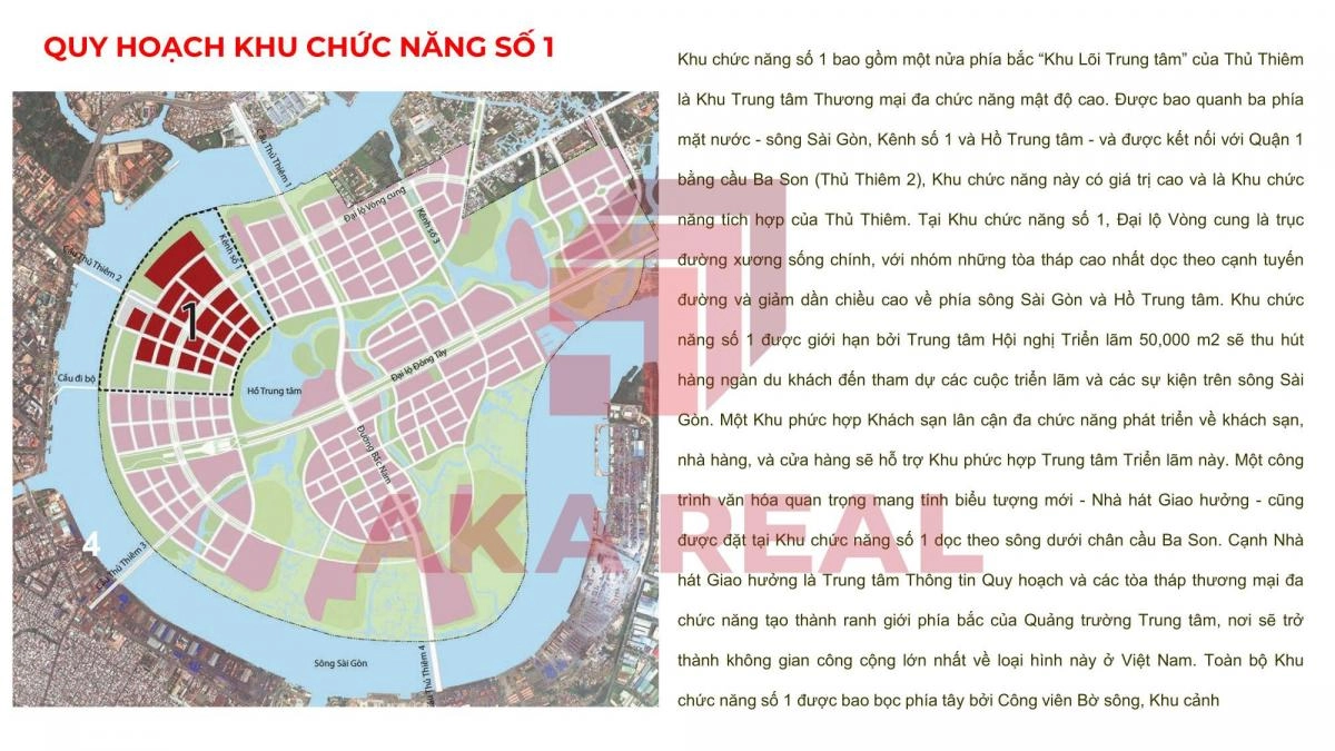 Quy hoạch chi tiết khu đô thị Thủ Thiêm cập nhật 2025