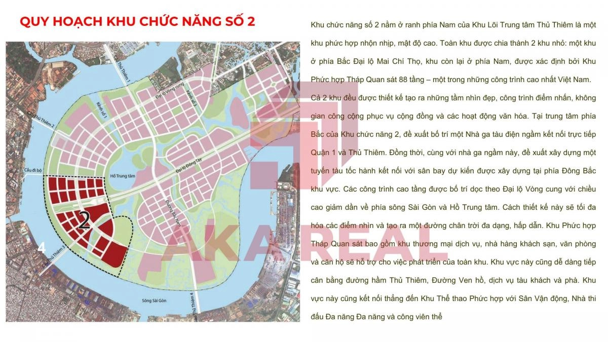 Quy hoạch chi tiết khu đô thị Thủ Thiêm cập nhật 2025