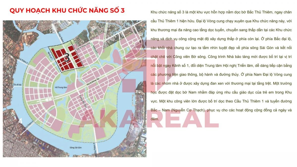 Quy hoạch chi tiết khu đô thị Thủ Thiêm cập nhật 2025