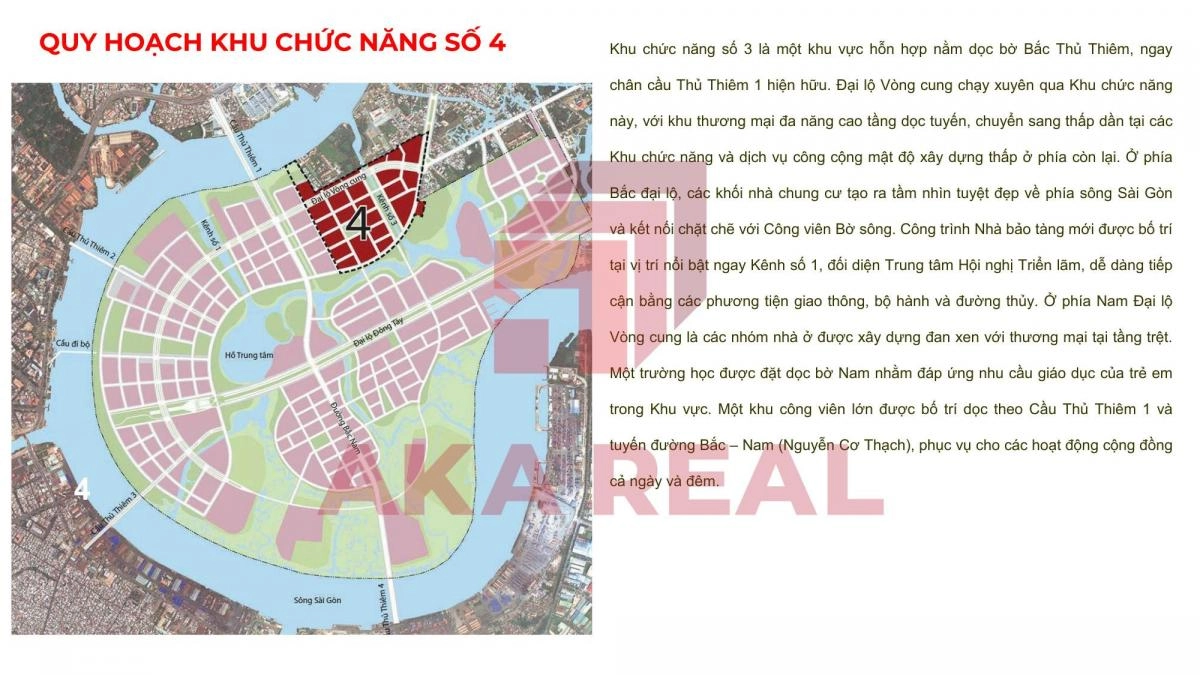 Quy hoạch chi tiết khu đô thị Thủ Thiêm cập nhật 2025