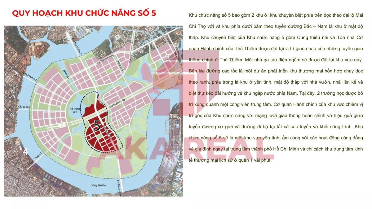 Quy hoạch chi tiết khu đô thị Thủ Thiêm cập nhật 2025