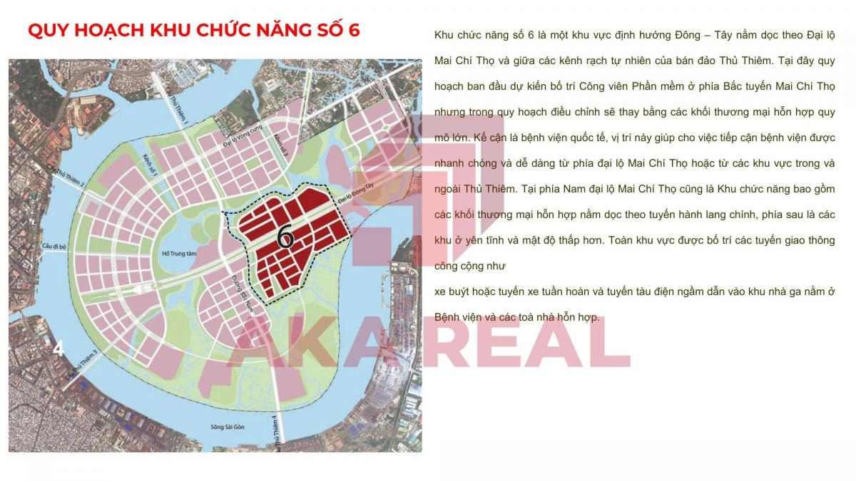 Quy hoạch chi tiết khu đô thị Thủ Thiêm cập nhật 2025