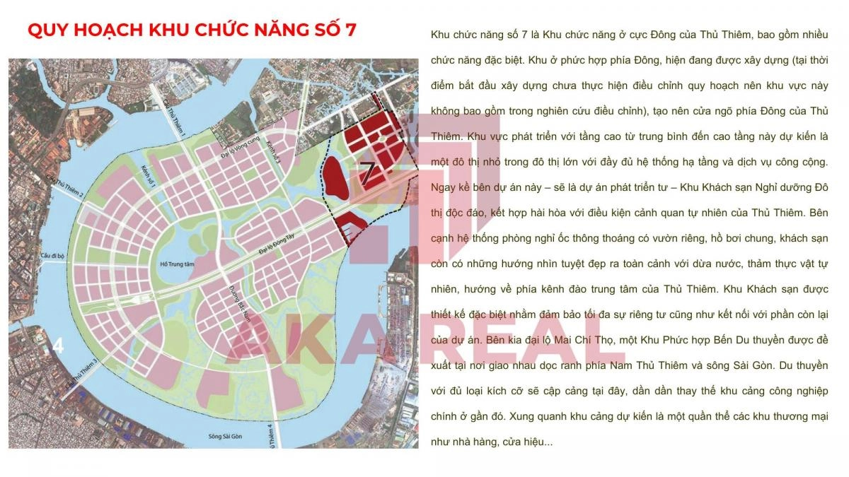 Quy hoạch chi tiết khu đô thị Thủ Thiêm cập nhật 2025
