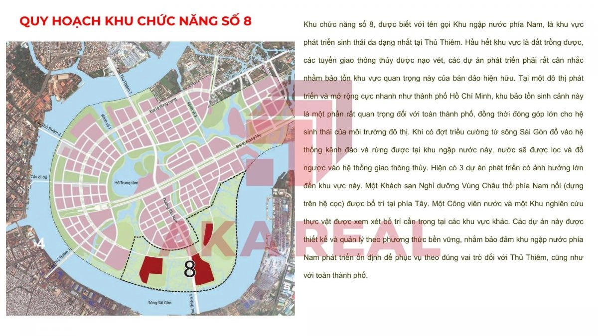 Quy hoạch chi tiết khu đô thị Thủ Thiêm cập nhật 2025