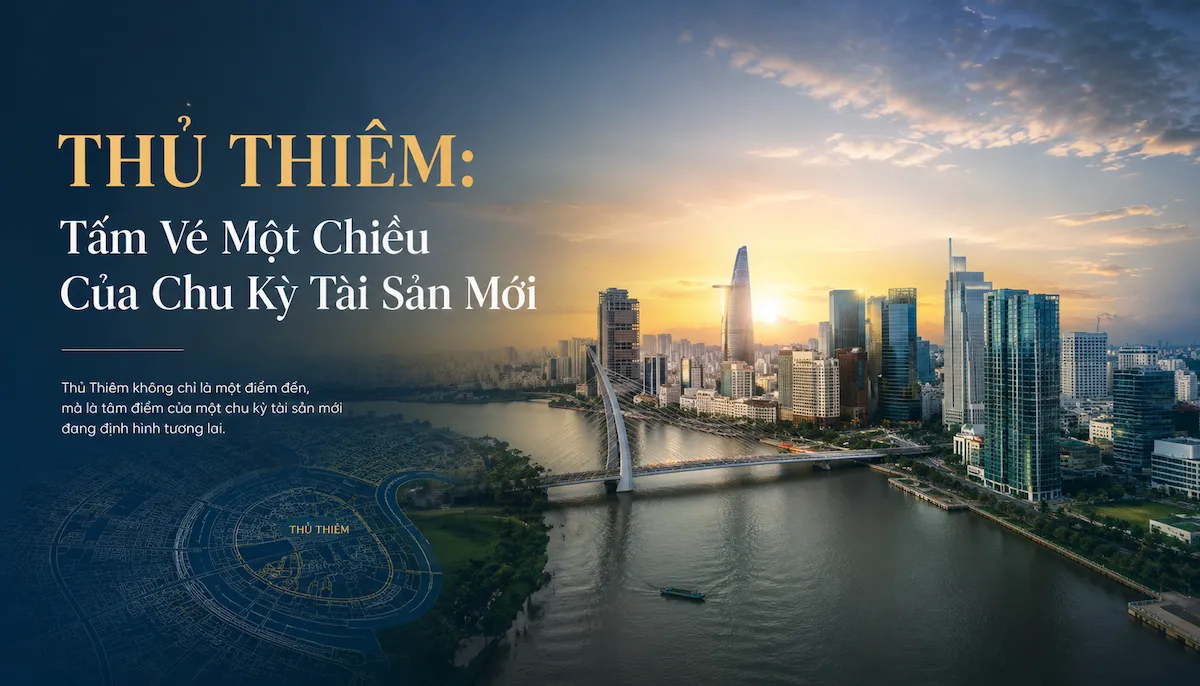 Bất động sản Thủ Thiêm thay đổi và gia tăng theo thời gian