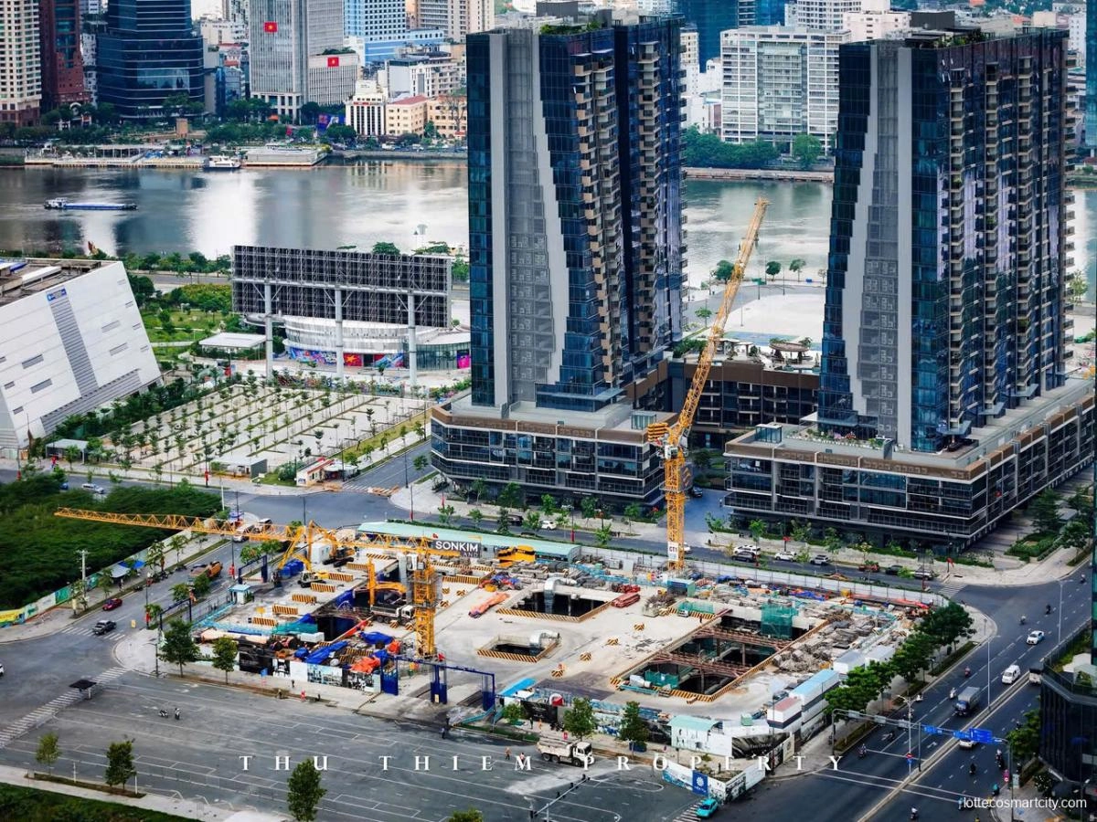 Tiến độ dự án The OpusK Thủ Thiêm Tháng 5/2025 - Thần tốc