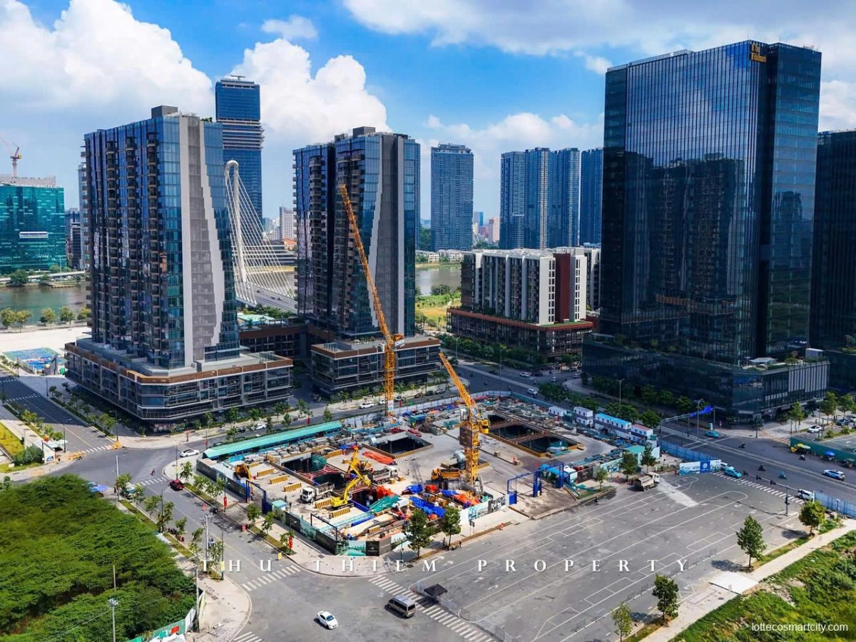 Tiến độ dự án The OpusK Thủ Thiêm Tháng 5/2025 - Thần tốc