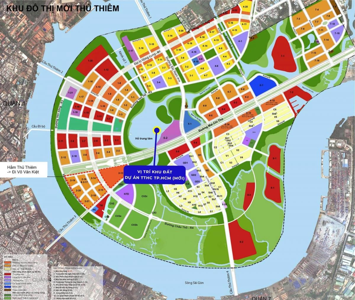 Khám phá vị trí chiến lược của Trung tâm hành chính TP.HCM mới tại Thủ Thiêm