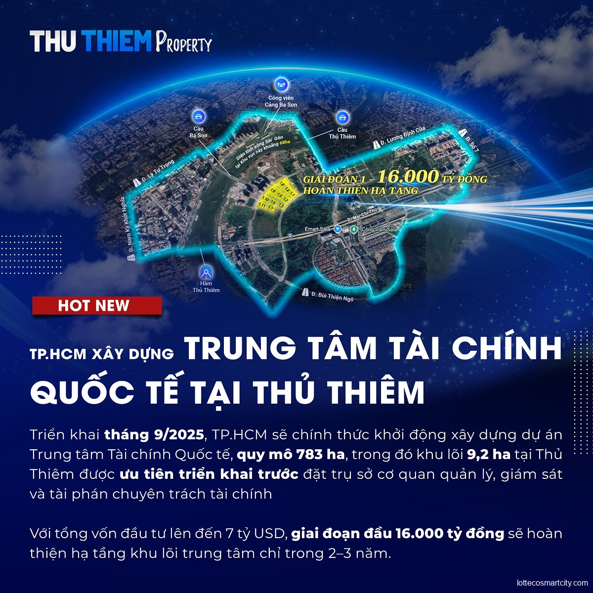 TpHCM xây dựng trung tâm tài chính Quốc tế Thủ Thiêm