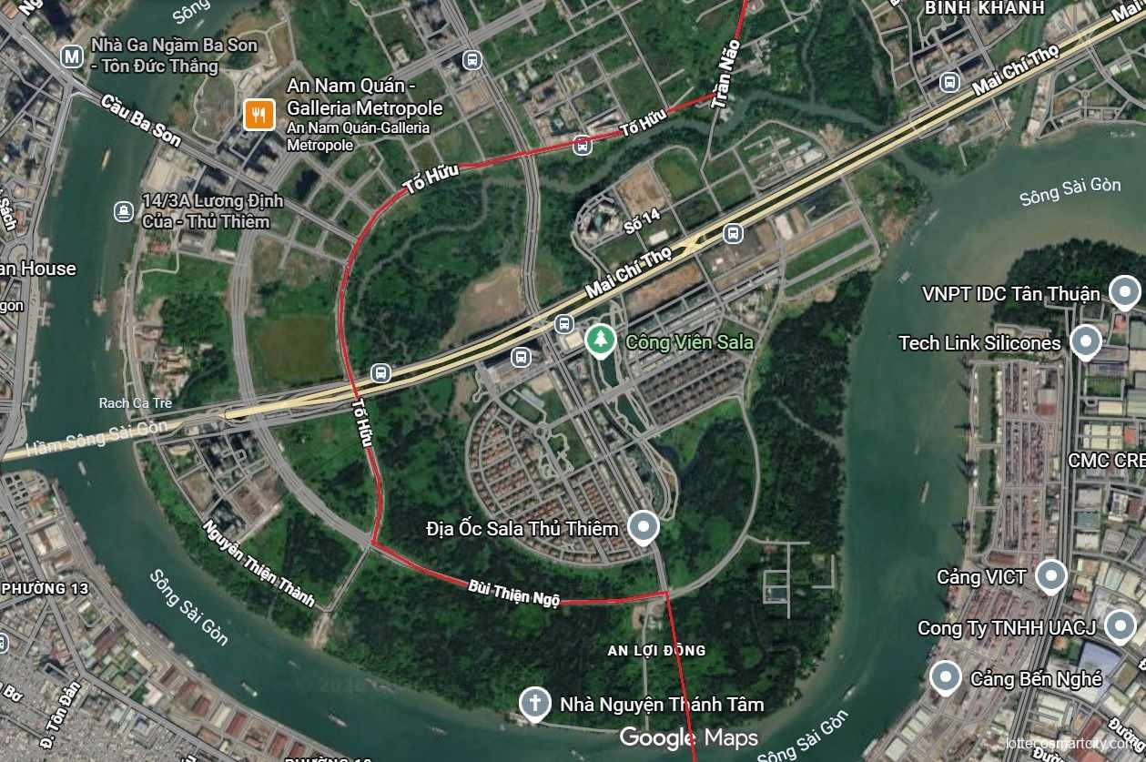 Tp.HCM nắn tuyến Metro số 7 đi qua Trung tâm hành chính mới ở Thủ Thiêm